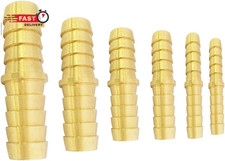 Brass Hose Barb Fitting Union/Splicer/Mender/Joiner Assortment Kits, 3/16" 1/4"