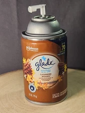 Glade Automatic Spray Refill, Air Freshener, Comforting Cashmere Woods, 6.2 oz
