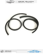 KIT GUARNIZIONI GOMMA NERA SCOCCHE COFANO LATERALI PER VESPA PX 125 150 200