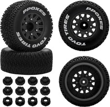 12mm14mm17mm Hex Rc Wheels And Tires Rc Truck Tires 110 Scale Tyres Detach...