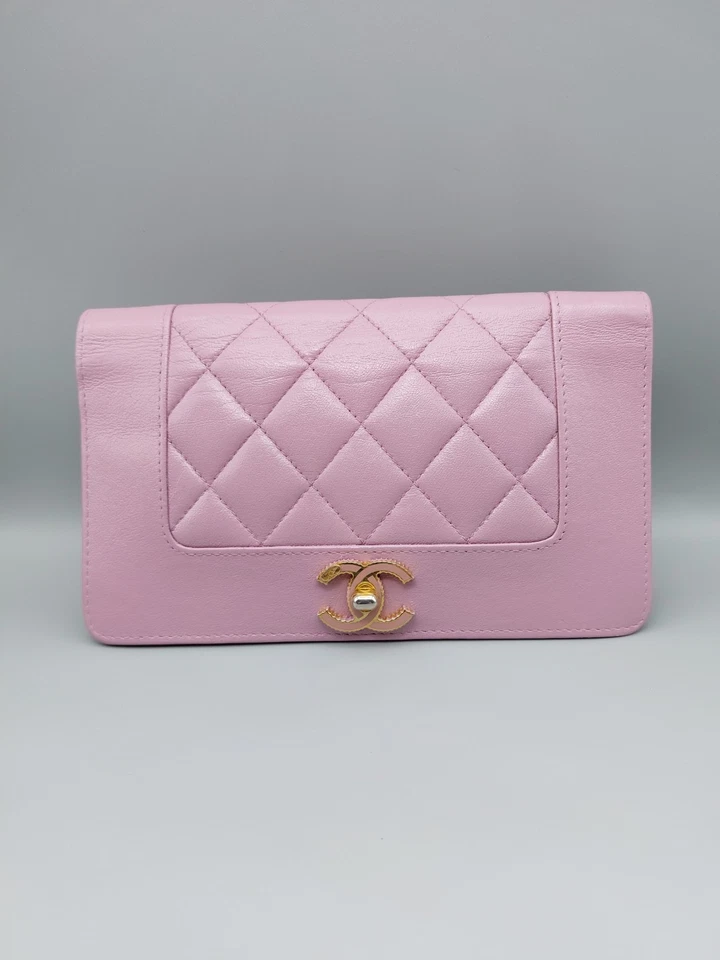 CHANEL CC BOLSO DE MANO/CARTERA DE MODA EN ROSA CON INTERIOR BOURGONDY DEL VENDEDOR DE EE. UU. Foto 2 de 4