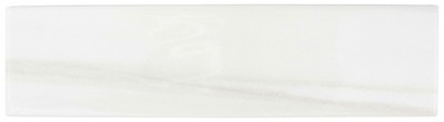 Cruz Bay Studio MKT61087 Alpine - 3'' x 12'' Brick Wall Tile - - Blanc Gloss