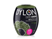 DYLON Fabric Machine Dye Pod Olive Green 350g Cotton Wool - Natural Fibres