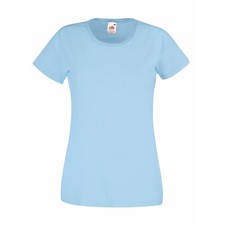 Image of Womens/Ladies Value Fitted Short Sleeve Casual T-Shirt  BC3901