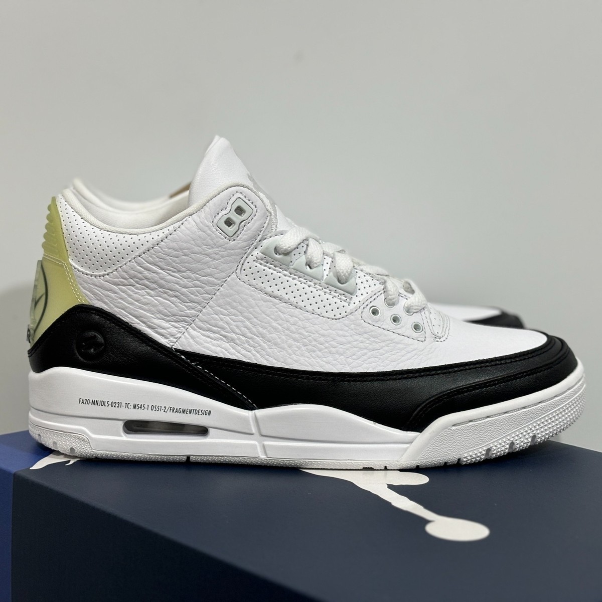 Size 11 - Jordan 3 Retro SP x Fragment Design Mid White for