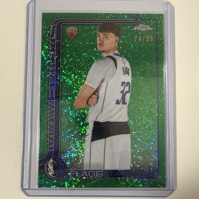 2025-26 Topps Chrome Update Cooper Flagg Variation Green Speckle /99 🔥