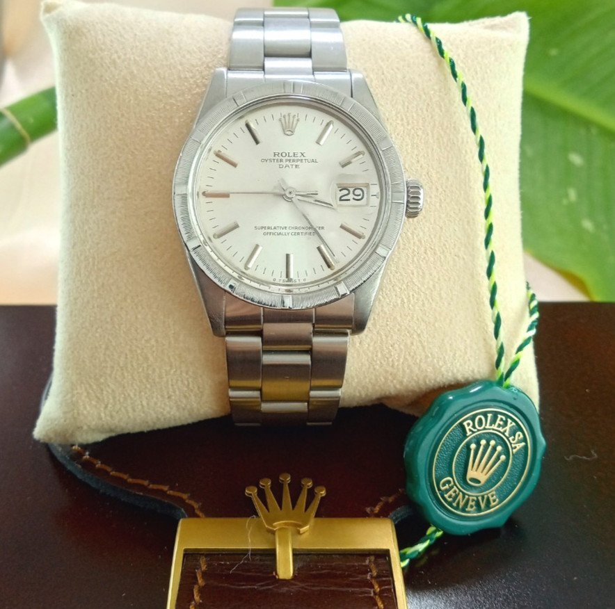 ROLEX OYSTER PERPETUAL DATE 1501 STAINLESS