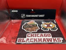 Chicago Blackhawks Car Magnets. New In Package.