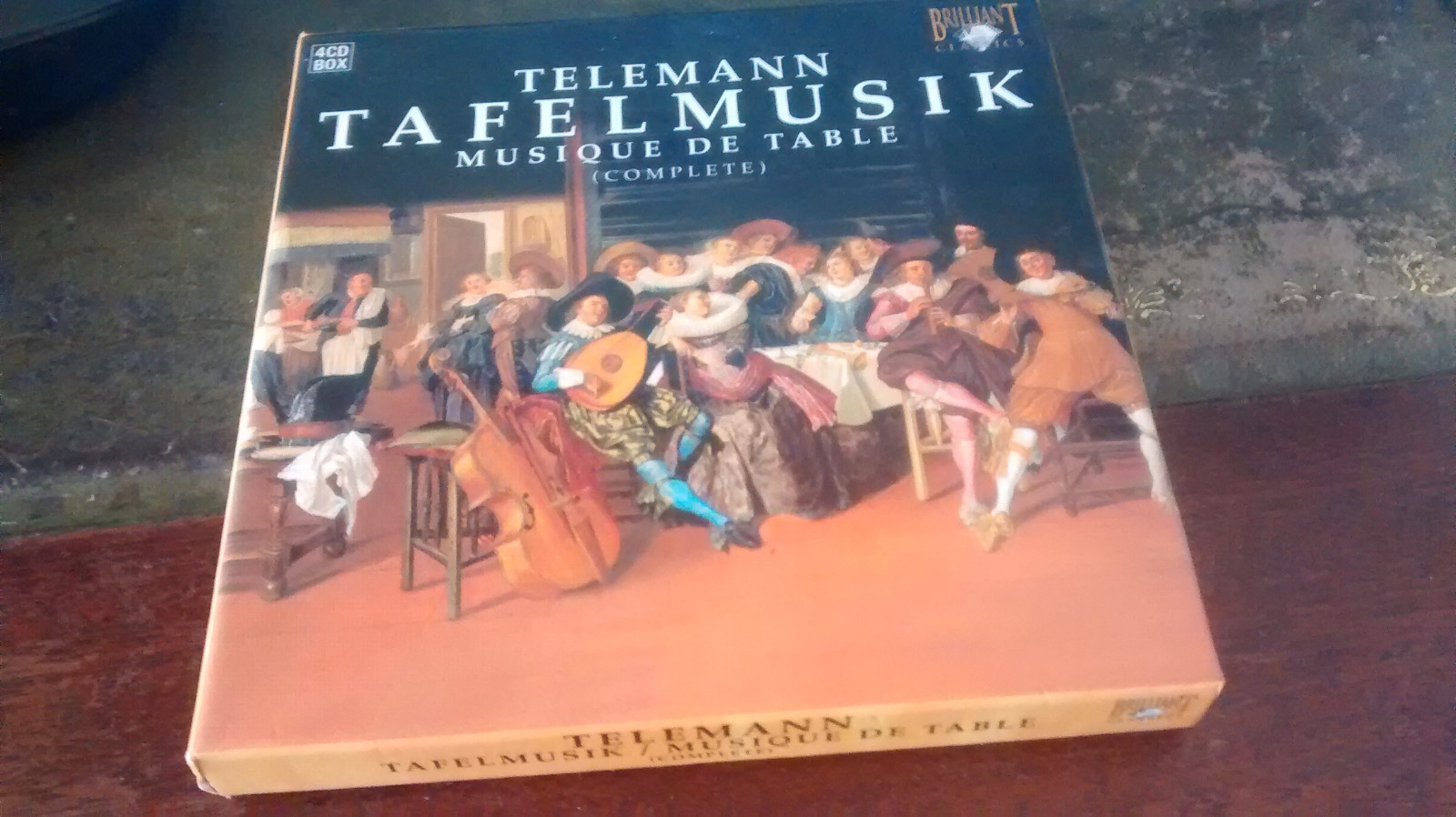 Telemann: Tafelmusik MUSIQUE DE TABLE COMPLETE -  CD 4 DISC BOX SET