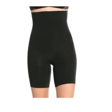 SPANX Women's High-Waisted Shaping Shorts, Black, Size Medium, NWT