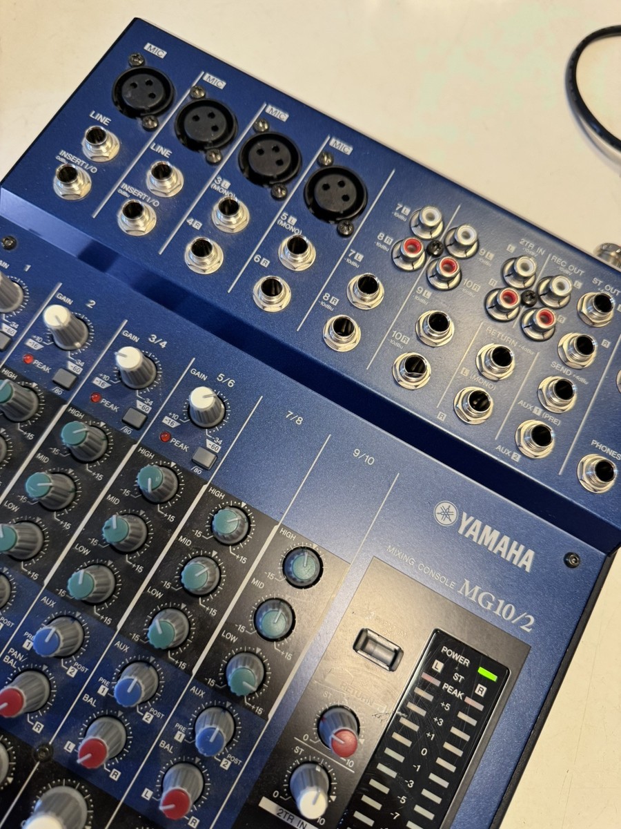 Yamaha Mg10/2 10 Channel Stereo Mixing Console Mixer for