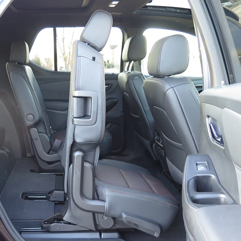 CUBIERTAS DE CUERO PARA AUTO PERSONALIZADAS MOTOPTES 7-8 ASIENTOS PARA CHEVROLET TRAVERSE 2009-2025 Foto 3 de 4