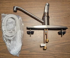 New Single Handle Kitchen Faucet & Sprayer