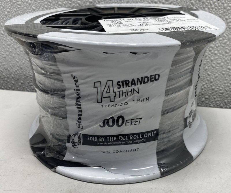 Southwire Building Wire Stranded Copper 14/1 600V 500 ' Black