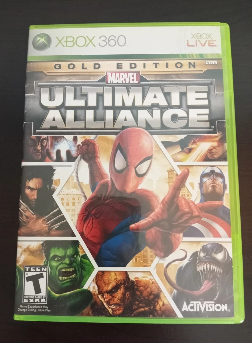 Marvel: Ultimate Alliance Microsoft Xbox 360 Video Games for sale
