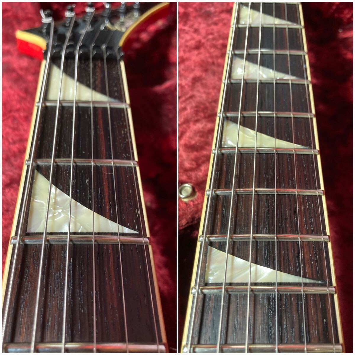 Edwards / ESP King V Flying V Model Red 3.6kg Locking Tremolo Used