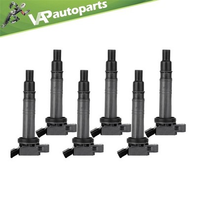 6 For V6 4.0L 2007-2008 Toyota 4Runner FJ Cruiser Tacoma UF495 Ignition Coil