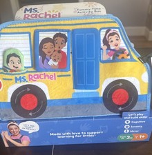 NEW Ms. Rachel Tummy Time Activity Bus Child Development Learning Toy Kit
