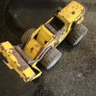 Tonka Yellow Brown Pressed Steel Loader Construction Toy Vehicle