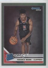 2019-20 Panini Donruss Rated Rookie Green Flood Terance Mann #242 07yt