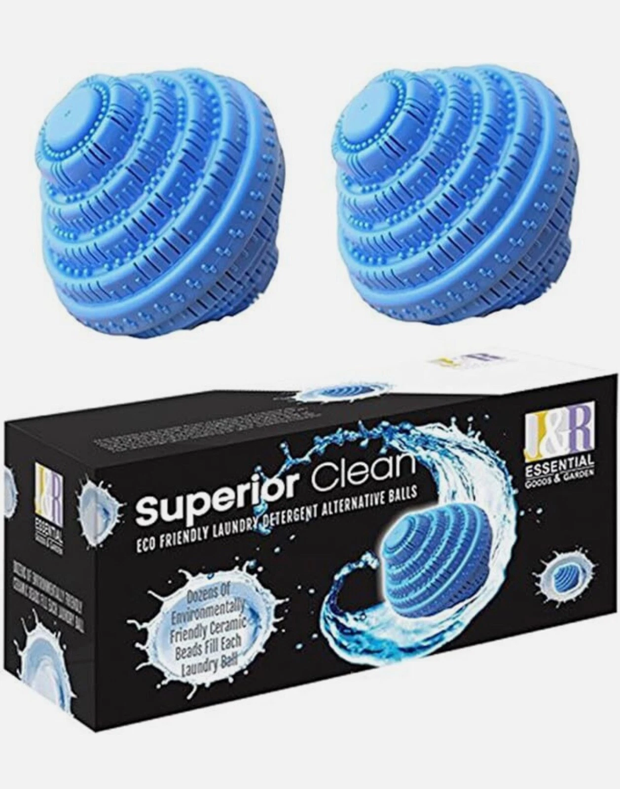 Environmentally friendly non-detergent laundry ball, pure natural alternative