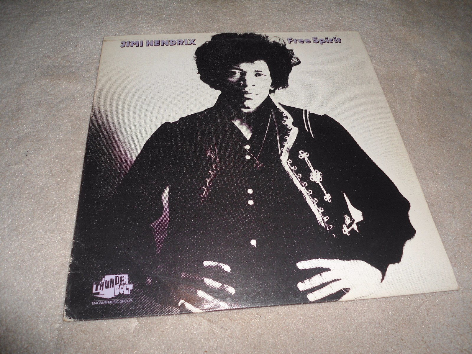 Jimi Hendrix ‎- Free Spirit LP Thunderbolt ‎ THBM 006 UK