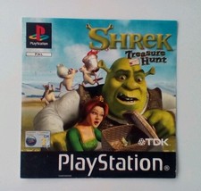 *FRONT INLAY ONLY* Shrek Treasure Hunt Front Inlay PS1 PSOne Playstation