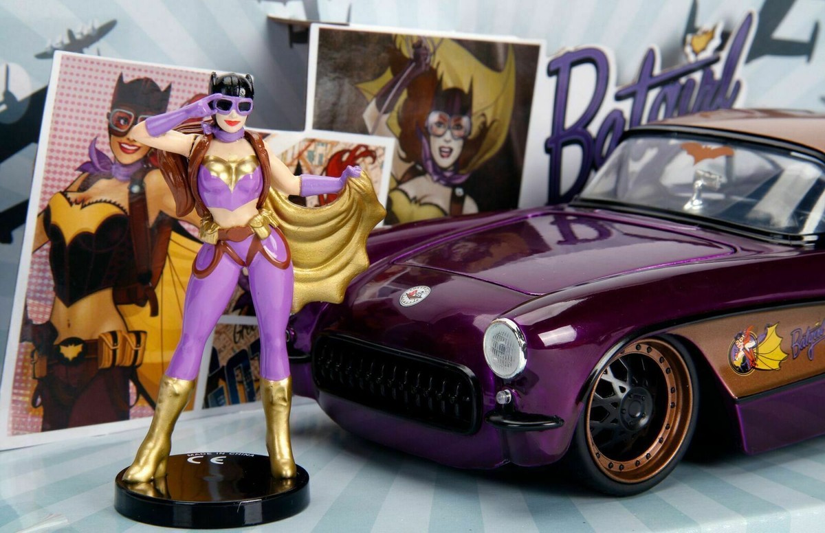 Batgirl 1957 Chevy Corvette w Figure DC Comics Bombshells