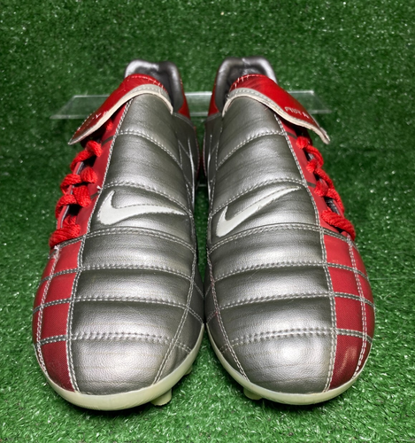 VNDS 2004 OG Air Zoom Nike Total 90 II FG Silver Red Carlos 8 US Elite Mercurial - Picture 7 of 21