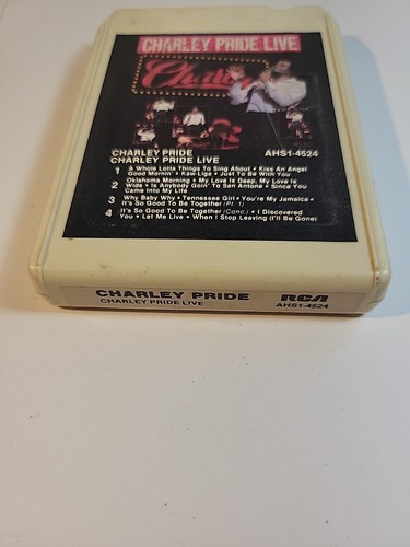 Charlie Pride Live 8 Track Cartridge RCA AHS1-4524 - Picture 4 of 6
