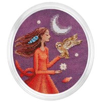 "Rto Kreuzstich Stickpackung \"AbendgespräCh\", ZäHlmuster, 12,5X14,5Cm"