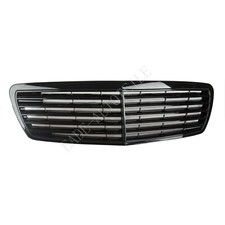 Kühlergrill Glänzend Schwarz Für MERCEDES-BENZ E-KLASSE W211 S211 Jahr