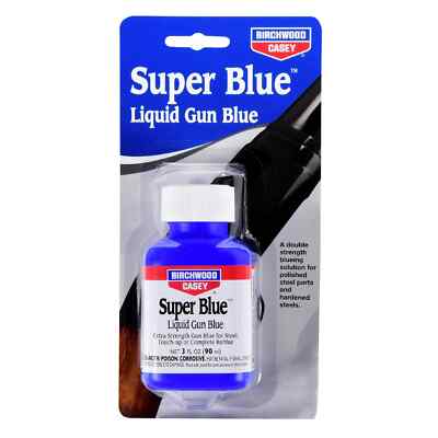 Birchwood Casey SUPER BLUE Liquid Gun Blue FOR BLUEING POLISHED HARDENED STEELS