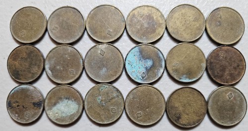 Vietnam War Era Nickel Size (5 Cents) Sega US Military Club Tokens Lot of 18 - Picture 2 of 2