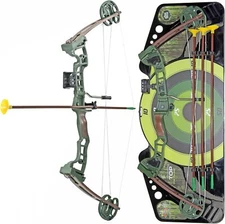 Toy Archery Compound Bow Arrow Play Set Indoor Outdoor Suction Cup Arrows Kids