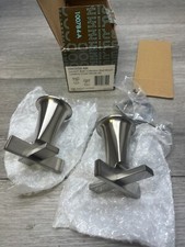 Brizo Levoir HX5898-NK Luxe Nickel Wall Mount Bathroom Faucet Cross Handles ONLY