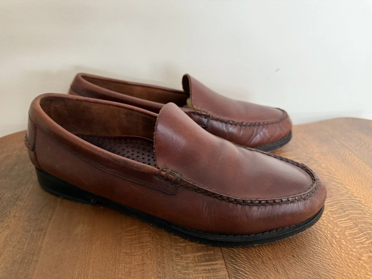 Brooks Brothers Hand Sewn Leather Slip On Venetian Loafers Shoes Men\'s 12 D Brooks Brothers Men main image 2