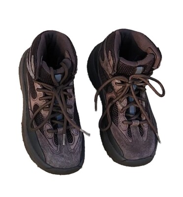 Adidas Yeezy Desert Boot 'Oil' Brown Size 7 US Suede & Mesh EG6463