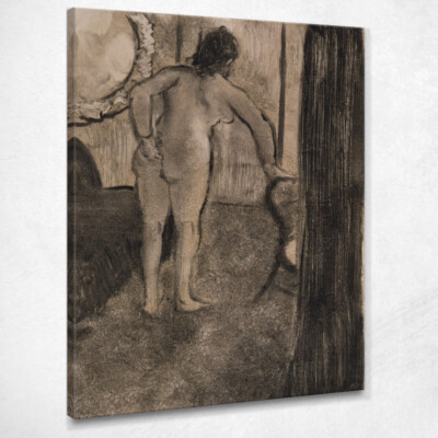 Bordellszene (Im Wohnzimmer eines Bordells) Edgar Degas, edg130 Gemälde steht