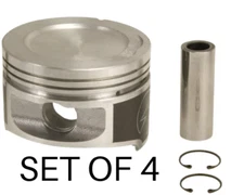 Set of 4 Sealed Power 12886CP .50MM Cast Piston 4″