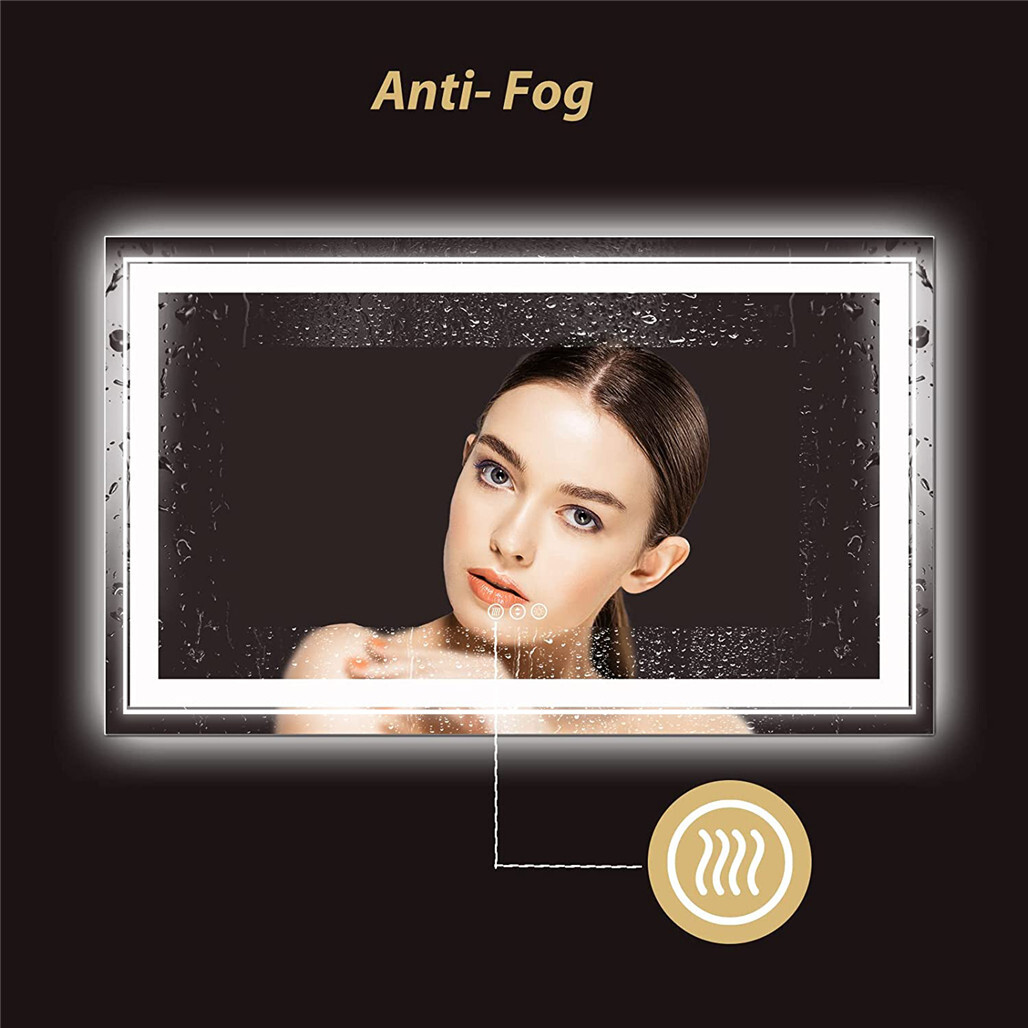 ULTRA LONG LIFE LED Bathroom Mirror Double LED AntiFog Vanity Mirror Waterproof eBay