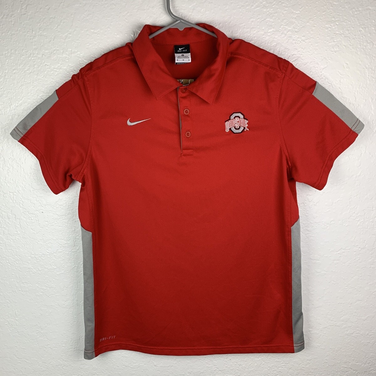 ohio state nike dri fit polo