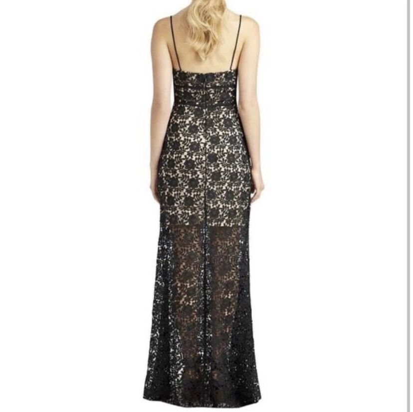 Jill Jill Stuart - Vestido de encaje negro Carolina talla 2 precio original $498 Foto 2 de 4