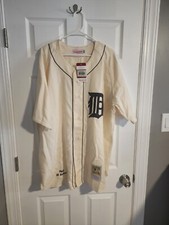 100% Authentic Mitchell & Ness 1968 Detroit Tigers Al Kaline Jersey Sz 52 XXL 