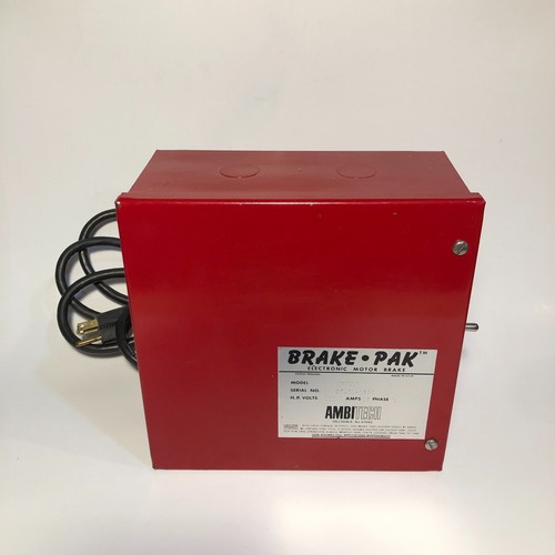 Ambitech BRAKE PAK BP-110 1 PH ELECTRONIC MOTOR BRAKE SHORT STOP 110V 15AMPS 1HP - Picture 2 of 10