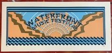 Waterfront Music Festival Signed and Numbered Screenprint 