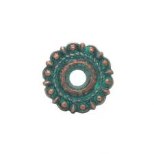 Rope And Berry Bezel Concho in Copper Patina 3/4" 7785-134