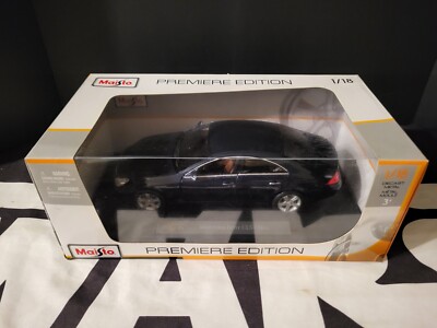 Mercedes Benz CLS Class BLACK 1:18 MAISTO Premiere Edition Die