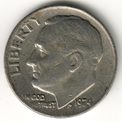 USA - 1974P - Roosevelt Dime - #7049 | eBay