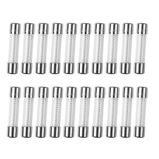 20Pcs T3AL250V 3A 250V SLOW Blow Glass Fuse 6X30mm T3AL Time Delay Fuses